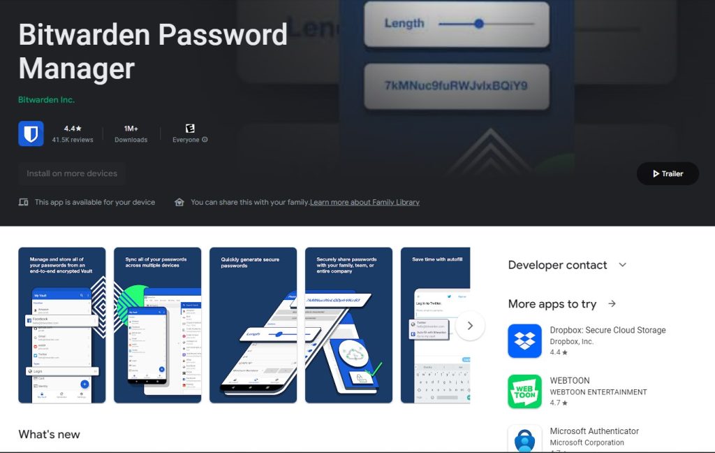 Bitwarden Password Manager