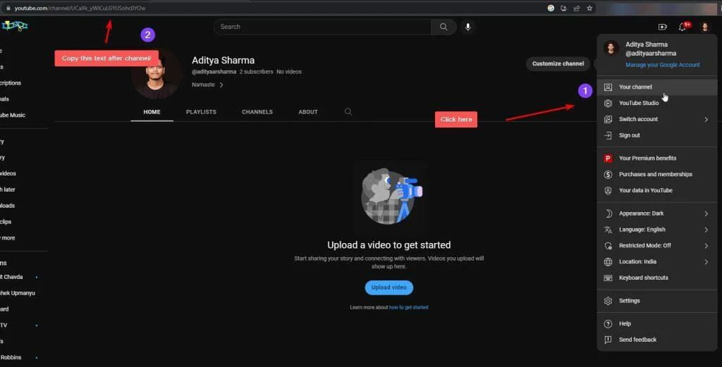 How to Find YouTube Channel ID