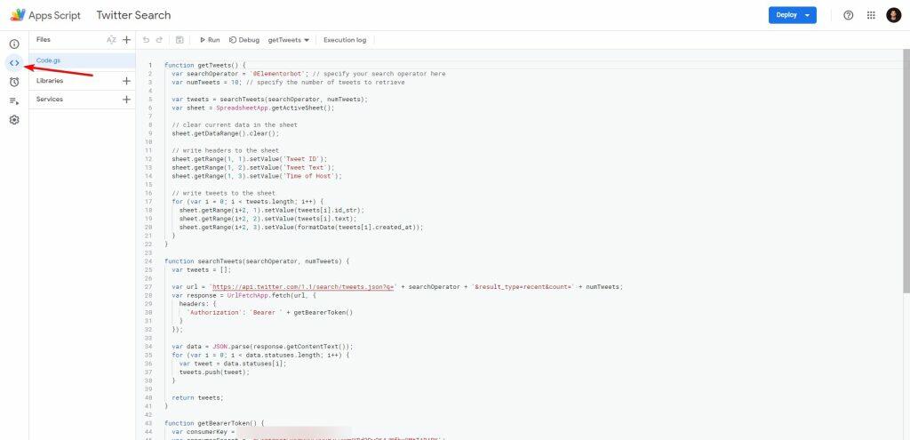 Pasting Google Script in Google Sheets Extenstions