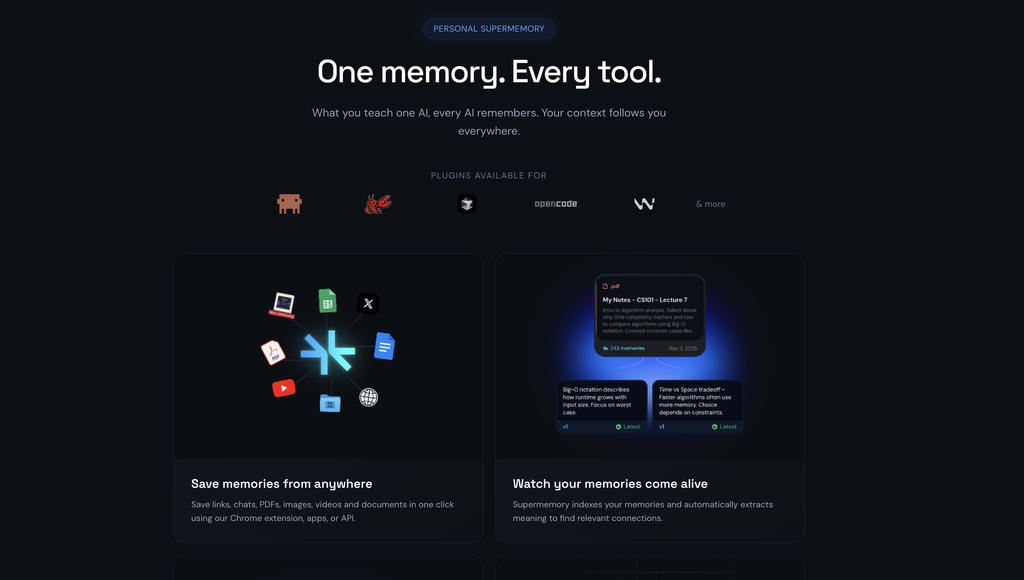 AI memory tools comparison for a second brain