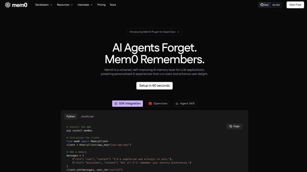 Seven AI memory tools compared: mem0, MemPalace, Graphiti, Letta, Supermemory, Khoj, Cognee